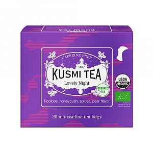 Kusmi Tea Organic Lovely Night mušelínové sáčky 20x2,2 g