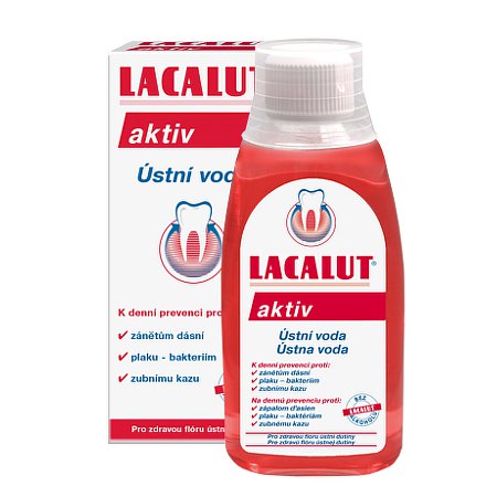 Lacalut ústní voda Aktiv 300ml