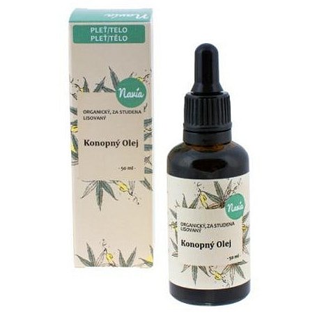 Navia Konopný pleťový olej nerafinovaný BIO 50ml