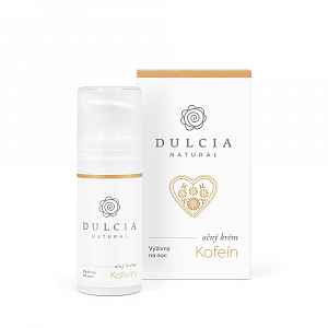 DULCIA Natural oční noční krém s kofeinem 15 ml