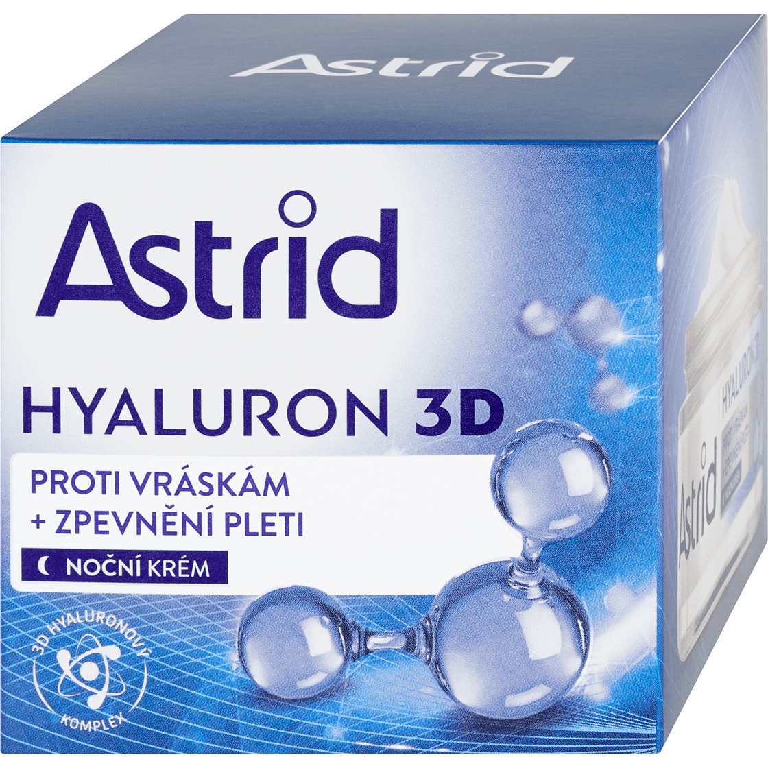 ASTRID HYALURON 3D Zpevňující noční krém proti vráskám  50 ml