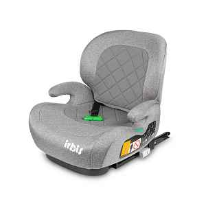 Caretero Podsedák, autosedačka Irbis i-Size 125–150 cm s ISOFIX – šedá