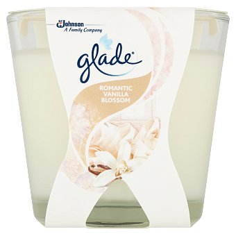 Glade Romantic Vanilla Blossom parfémovaná svíčka 70 g