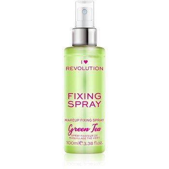 I Heart Revolution Fixing Spray fixační sprej na make-up s vůní Green Tea 100 ml