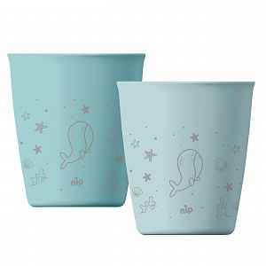 nip NATURE line kalíšek, 12m+, 2ks, blue