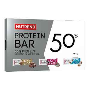 Nutrend PROTEIN BAR 50 dárkové balení 6x50 g mix příchutí