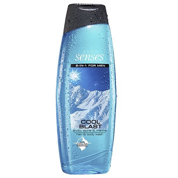 Sprchový gel na tělo a vlasy Senses Cool Blast (Hair & Body Wash) 500 ml