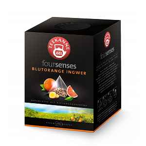 Teekanne Foursenses Blutorange Ingwer porcovaný čaj 20x2,5 g
