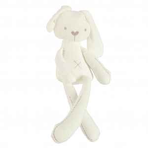 TULIMI Plyšový mazlík pro děti Bunny Love, smetanový, 54cm