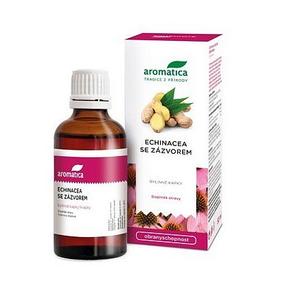 AROMATICA Echinacea se zázvorem bylinné kapky 50ml