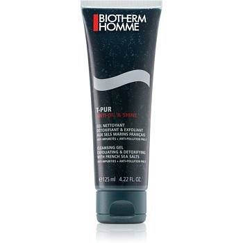 Biotherm Homme T-Pur Anti Oil & Shine čisticí gel na obličej  125 ml