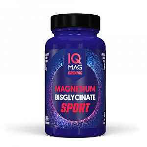 IQ Mag SPORT organický hořčík bisglycinát + B6 90 tobolek