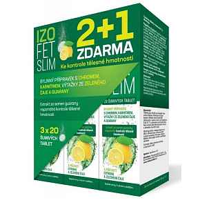 Naturprodukt Izofet Slim šum.tbl.60 2+1 Zdarma