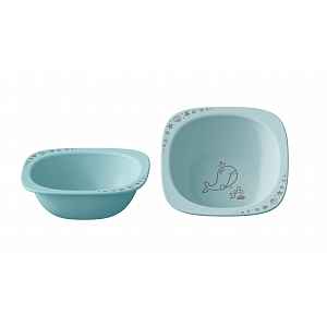 nip NATURE line miska, 4m+, 2ks, blue