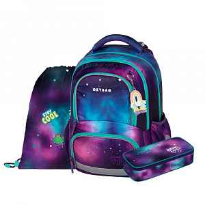 Oxybag OXY NEXT - školní set Dream 3 ks: batoh, penál, sáček
