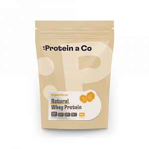 Protein a Co Protein Natural whey prémiový bez chemie 1 000 g Tropical mango