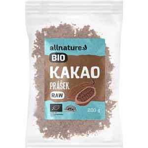 Allnature Kakaový prášek BIO RAW 200 g