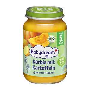 Babydream BIO Příkrm jemná dýně s bramborami 190 g