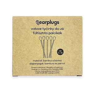 Earplugs vatové tyčinky do uší (100ks)