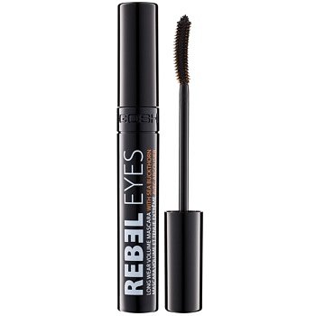 Gosh Rebel Eyes řasenka pro objem a oddělení řas odstín 002 Carbon Black 10 ml