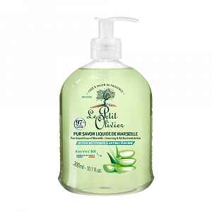 Le Petit Olivier Antibakteriální marseillské tekuté mýdlo Aloe Vera 300 ml