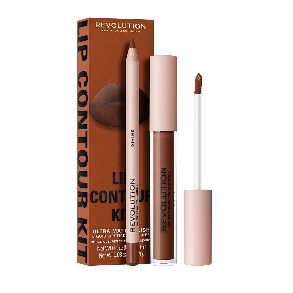 Makeup Revolution Lip Contour Kit Divine sada na rty 2 ks