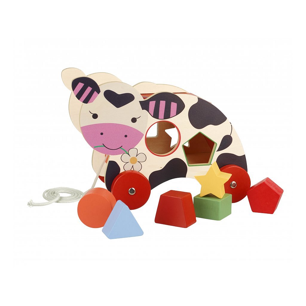 Orange Tree Toys Vkládačka, Kravička pro nejmenší