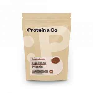 Protein a Co Protein Fine whey slazený stévií 1000 g Chocolate brownie