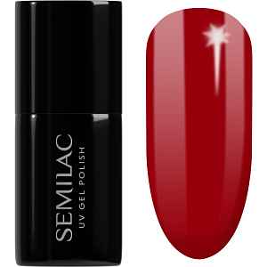 Semilac UV Hybrid Winter Collection gelový lak na nehty s použitím UV/LED lampy odstín 608 Soft Red 7 ml