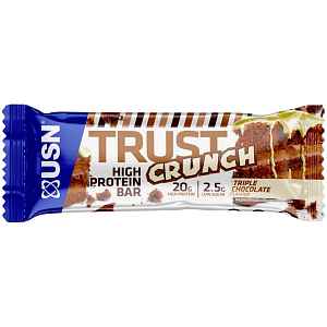 USN Trust Crunch 60 g trojitá čokoláda