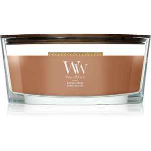 Woodwick Radiant Amber vonná svíčka s dřevěným knotem 453.6 g