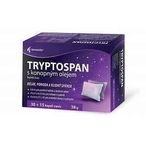 Noventis Tryptospan s konopným olejem 30+15 kapslí