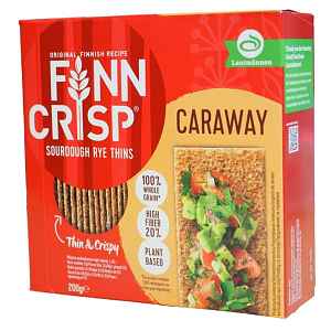 FINN CRISP křupavé žitné plátky s kmínem 200 g