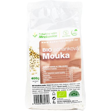 Kukuřičný mlýn Mrzkovice Pohanková mouka hladká BIO 400g