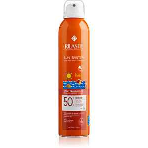 Rilastil Sun System Baby transparentní sprej na opalování SPF 50+ 200 ml
