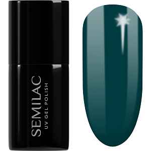 Semilac UV Hybrid Winter Collection gelový lak na nehty s použitím UV/LED lampy odstín 606 Cool Green 7 ml