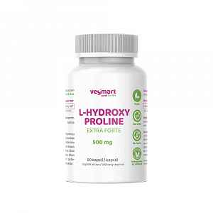 Vegmart L-HYDROXY PROLINE Extra Forte 500 mg 90 kapslí