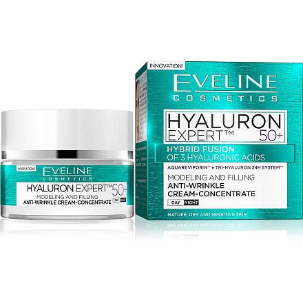 EVELINE HYALURON EXPERT 50+ Denní/noční krém 50ml