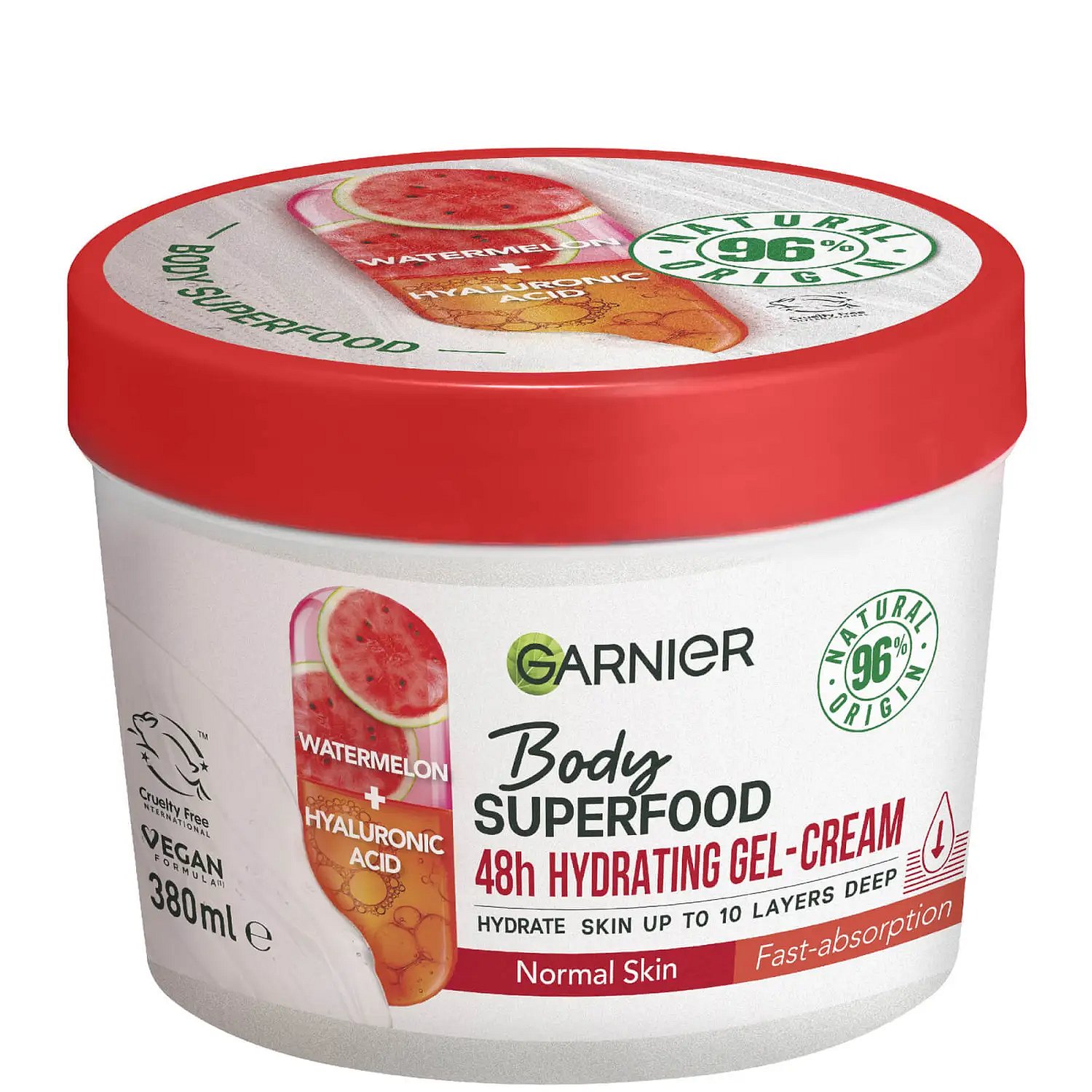 Garnier Body Superfood tělový gel s melounem 380 ml