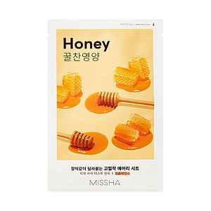 Missha Airy Fit Sheet Mask Honey plátýnková maska s výtažkem z medu 19 g