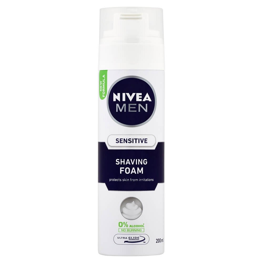 NIVEA MEN holicí pěna citlivá pleť 200 ml