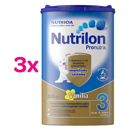 Nutrilon 3 Vanilka 3x800g