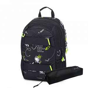Oxybag OXY SPORT - set 2 ks: studentský batoh Graffiti, penál