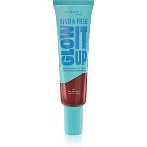 Rimmel Kind & Free Glow It Up lehký hydratační make-up odstín 605 Deep Chocolate 30 ml