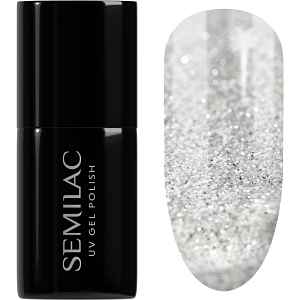 Semilac UV Hybrid Winter Collection gelový lak na nehty s použitím UV/LED lampy odstín 605 White Flash 7 ml
