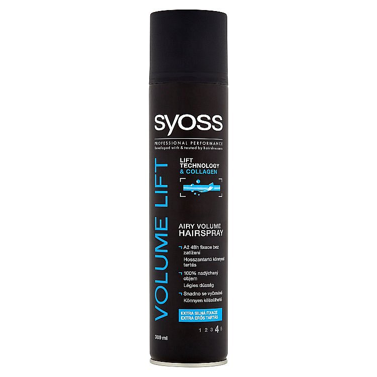 Syoss Volume Lift lak na vlasy extra silná fixace  300 ml