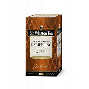 Teekanne Sir Winston Darjeeling black tea porcovaný čaj 20x1,75 g