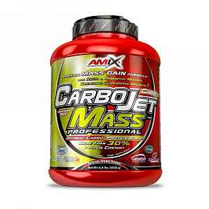 Amix CarboJet Mass Pro 30, Strawberry-Banana, 3000g