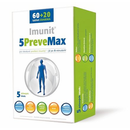 5PreveMax Imunit nukleotidy+betaglukan tbl. 60+20