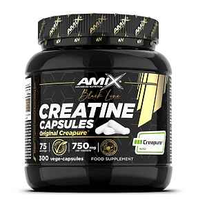AMIX Black line creatine creapure 300 kapslí
